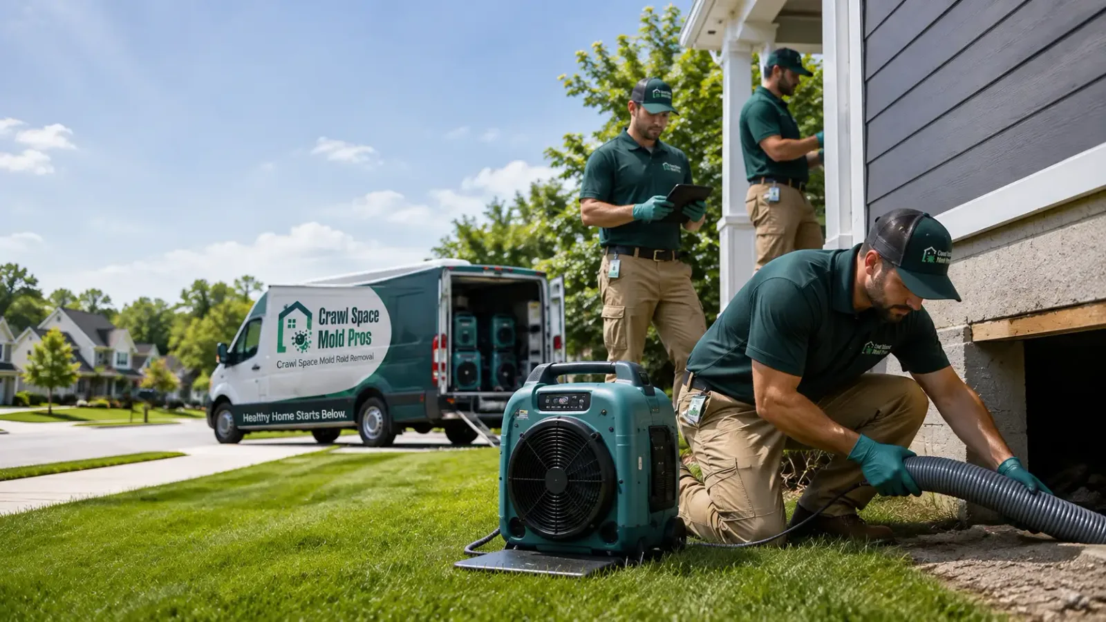 Crawl Space Mold Removal in Farmingville, NY